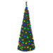Brad de Crăciun pop up cu LED 150 cm 100 LED-uri PVC Verde - WALTI WALTI