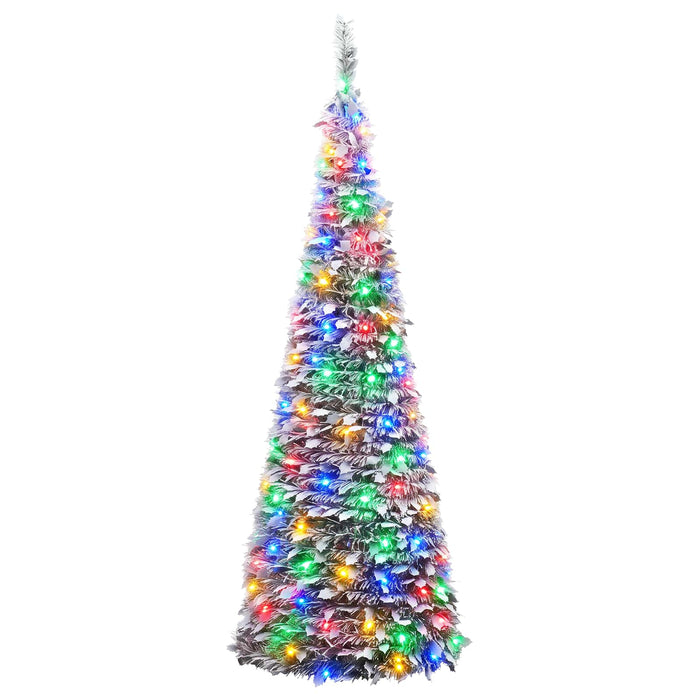 Brad de Crăciun pop up cu LED 150 cm 100 LED-uri PVC WALTI