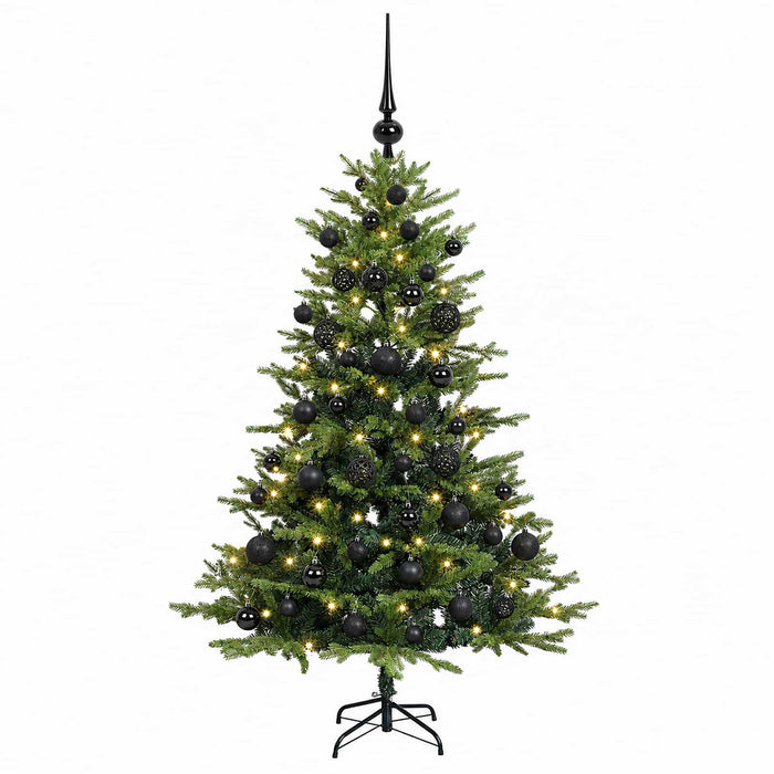 Brad de Crăciun artificial cu glob 150 cm 150 LED-uri Alb cald - WALTI WALTI