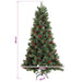 Brad de Crăciun artificial cu glob 120 cm 150 LED-uri Alb cald - WALTI WALTI