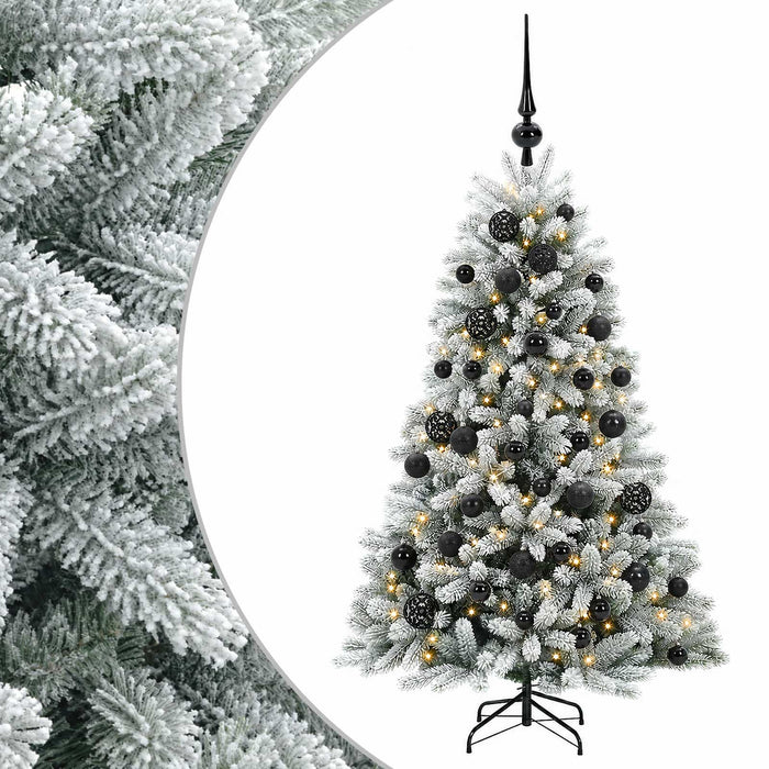 Brad de Crăciun artificial cu globuri 120 cm 150 LED-uri - WALTI WALTI
