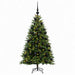 Brad de Crăciun artificial cu globuri 150 cm 150 LED-uri - WALTI WALTI