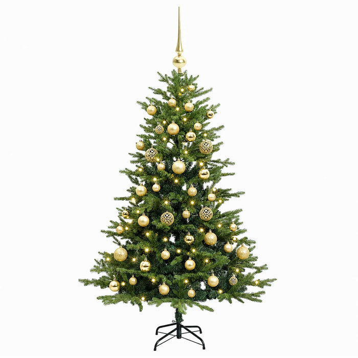 Brad de Crăciun artificial cu glob 150 cm 150 LED-uri Alb cald - WALTI WALTI