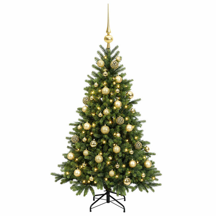Brad de Crăciun artificial cu glob 150 cm 150 LED-uri Alb cald - WALTI WALTI