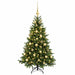 Brad de Crăciun artificial cu glob 150 cm 150 LED-uri Alb cald - WALTI WALTI