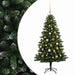 Brad de Crăciun artificial cu globuri 150 cm 150 LED-uri - WALTI WALTI