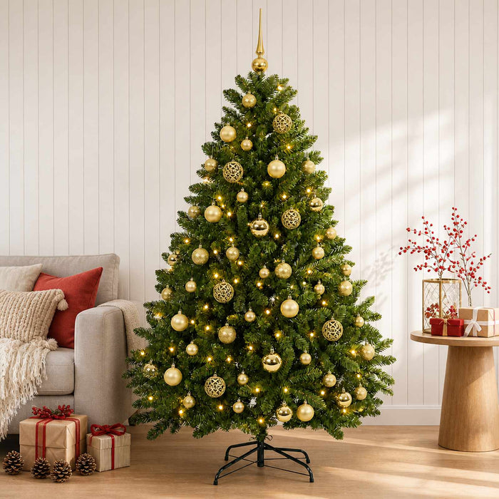 Brad de Crăciun artificial, verde deschis, cu glob 120 cm - WALTI WALTI