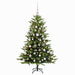 Brad de Crăciun artificial cu globuri 120 cm 150 LED-uri - WALTI WALTI