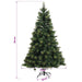 Brad de Crăciun artificial cu glob 120 cm 150 LED-uri Alb cald - WALTI WALTI