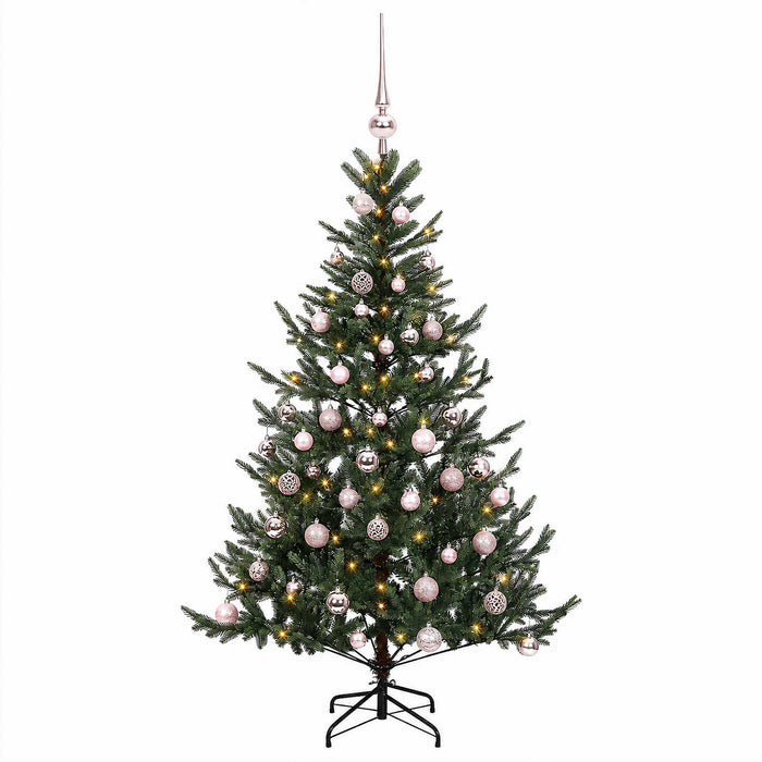 Brad de Crăciun artificial cu glob 150 cm 150 LED-uri Alb cald - WALTI WALTI