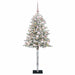 Brad de Crăciun artificial cu globuri 150 cm 150 LED-uri - WALTI WALTI