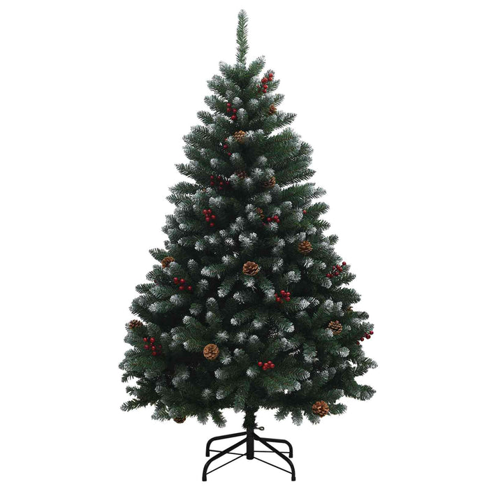 Brad de Crăciun artificial verde cu glob 150 cm 150 LED-uri WALTI