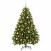 Brad de Crăciun artificial verde deschis cu globuri 120 cm - WALTI WALTI