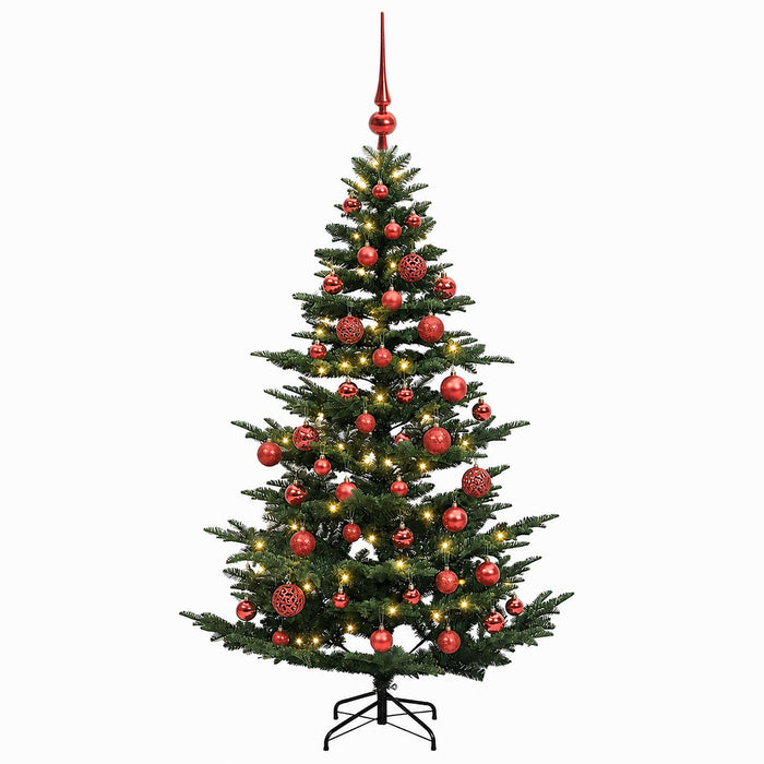 Brad de Crăciun artificial cu glob 150 cm 150 LED-uri Alb cald - WALTI WALTI
