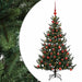 Brad de Crăciun artificial cu glob 150 cm 150 LED-uri Alb cald - WALTI WALTI