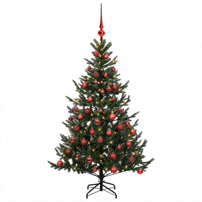Brad de Crăciun artificial cu glob 150 cm 150 LED-uri Alb cald - WALTI WALTI