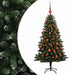 Brad de Crăciun artificial cu globuri 150 cm 150 LED-uri - WALTI WALTI