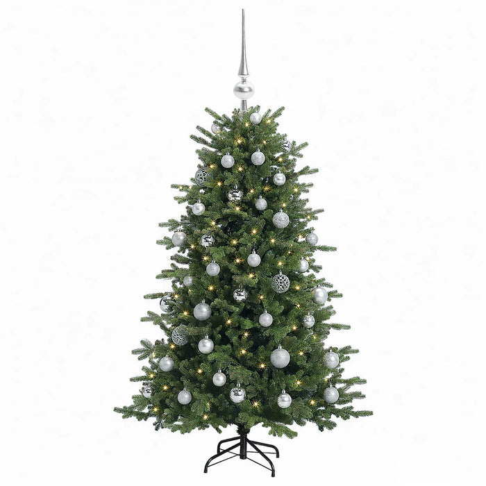 Brad de Crăciun artificial cu glob 120 cm 150 LED-uri Alb cald WALTI
