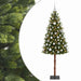 Brad de Crăciun artificial cu globuri 150 cm 150 LED-uri - WALTI WALTI