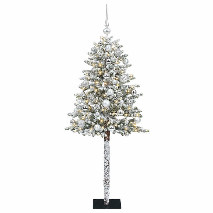 Brad de Crăciun artificial cu globuri 150 cm 150 LED-uri - WALTI WALTI