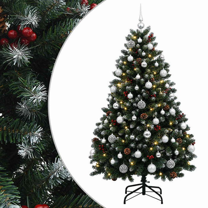 Brad de Crăciun artificial, verde, cu glob 150 cm 150 LED-uri WALTI