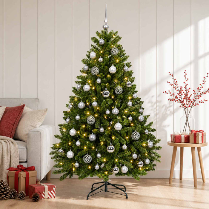 Brad de Crăciun artificial verde deschis cu glob 120 cm - WALTI WALTI