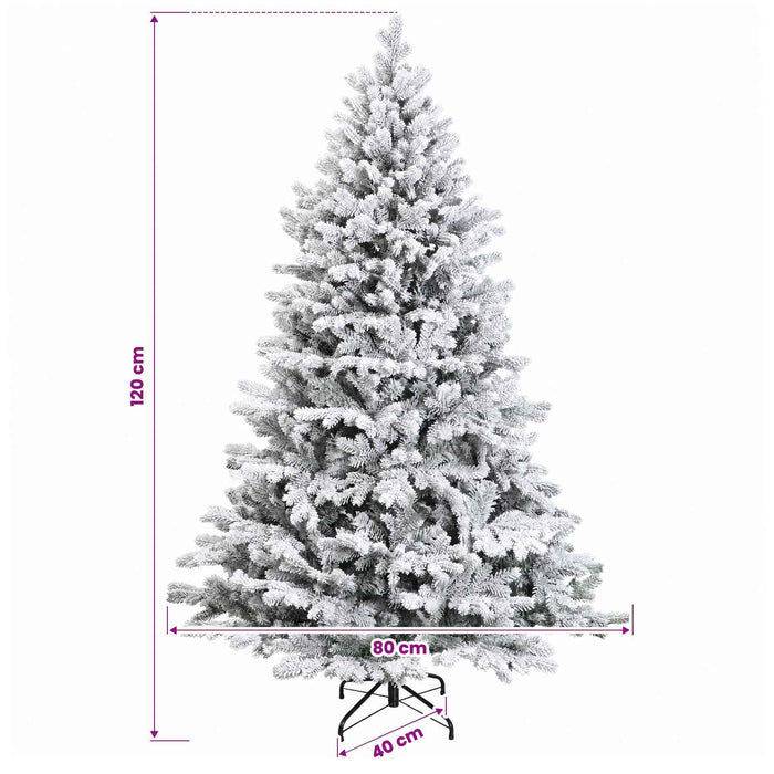 Brad de Crăciun artificial cu globuri 120 cm 150 LED-uri - WALTI WALTI