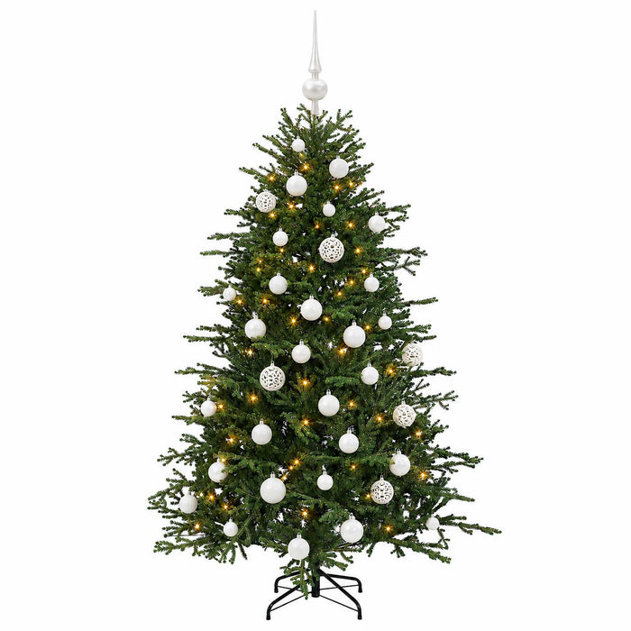 Brad de Crăciun artificial cu glob 150 cm 150 LED-uri Alb cald WALTI