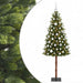 Brad de Crăciun artificial cu globuri 150 cm 150 LED-uri - WALTI WALTI