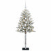 Brad de Crăciun artificial cu globuri 150 cm 150 LED-uri - WALTI WALTI