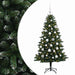 Brad de Crăciun artificial cu globuri 150 cm 150 LED-uri - WALTI WALTI
