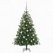 Brad de Crăciun artificial cu glob 150 cm 150 LED-uri Alb cald - WALTI WALTI