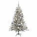 Brad de Crăciun artificial cu globuri 120 cm 150 LED-uri - WALTI WALTI