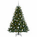 Brad de Crăciun artificial cu glob 150 cm 150 LED-uri Alb cald - WALTI WALTI