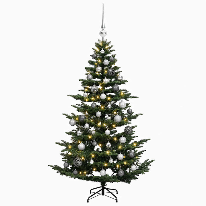 Brad de Crăciun artificial cu glob 120 cm 150 LED-uri Alb cald - WALTI WALTI