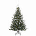Brad de Crăciun artificial cu glob 120 cm 150 LED-uri Alb cald - WALTI WALTI