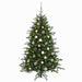 Brad de Crăciun artificial cu glob 120 cm 150 LED-uri Alb cald - WALTI WALTI