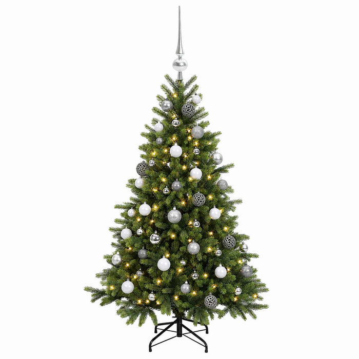 Brad de Crăciun artificial cu glob 150 cm 150 LED-uri Alb cald - WALTI WALTI