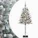 Brad de Crăciun artificial cu globuri 150 cm 150 LED-uri - WALTI WALTI