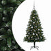 Brad de Crăciun artificial cu globuri 150 cm 150 LED-uri - WALTI WALTI