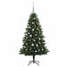 Brad de Crăciun artificial cu globuri 150 cm 150 LED-uri - WALTI WALTI