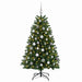 Brad de Crăciun artificial, verde mediu, cu globuri 150 cm - WALTI WALTI