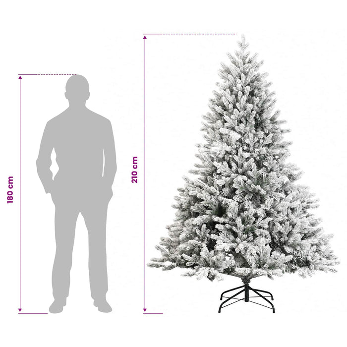 Brad de Crăciun artificial cu ramuri articulare 210 cm WALTI