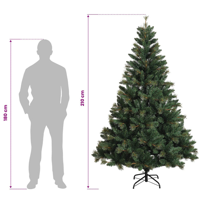Brad de Crăciun artificial cu ramuri articulare 210 cm - WALTI WALTI