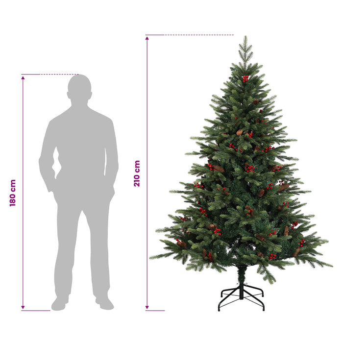 Brad de Crăciun artificial cu ramuri articulare 210 cm WALTI