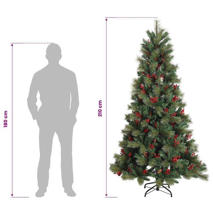 Brad de Crăciun artificial cu ramuri articulare 210 cm WALTI