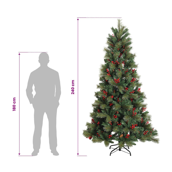 Brad de Crăciun artificial cu ramuri articulare 240 cm WALTI
