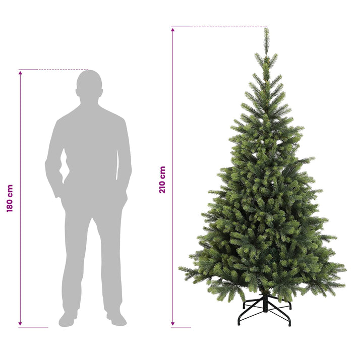 Brad de Crăciun artificial cu ramuri articulare 210 cm - WALTI WALTI