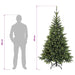 Brad de Crăciun artificial cu ramuri articulare 210 cm - WALTI WALTI