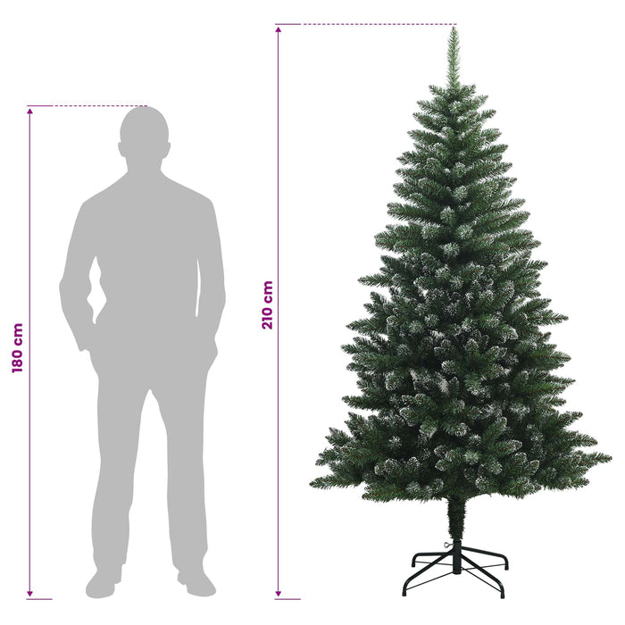 Brad de Crăciun artificial cu ramuri articulare 210 cm - WALTI WALTI